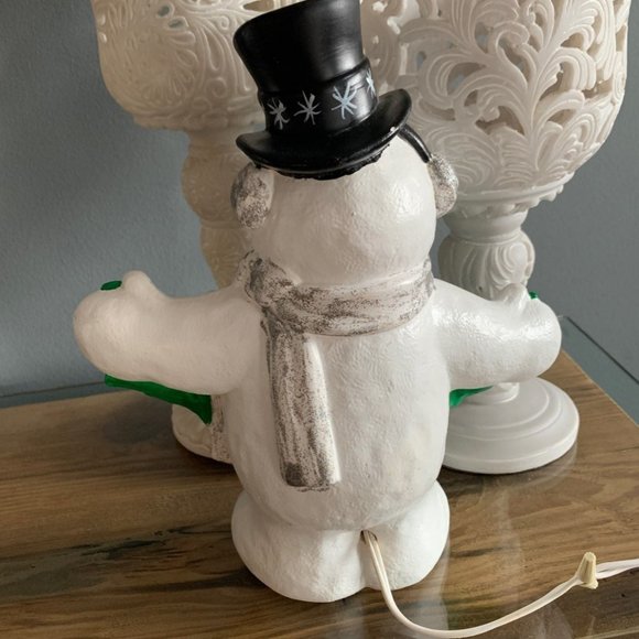 Vintage Christmas Frosty Snowman NOEL Light - Picture 5 of 8